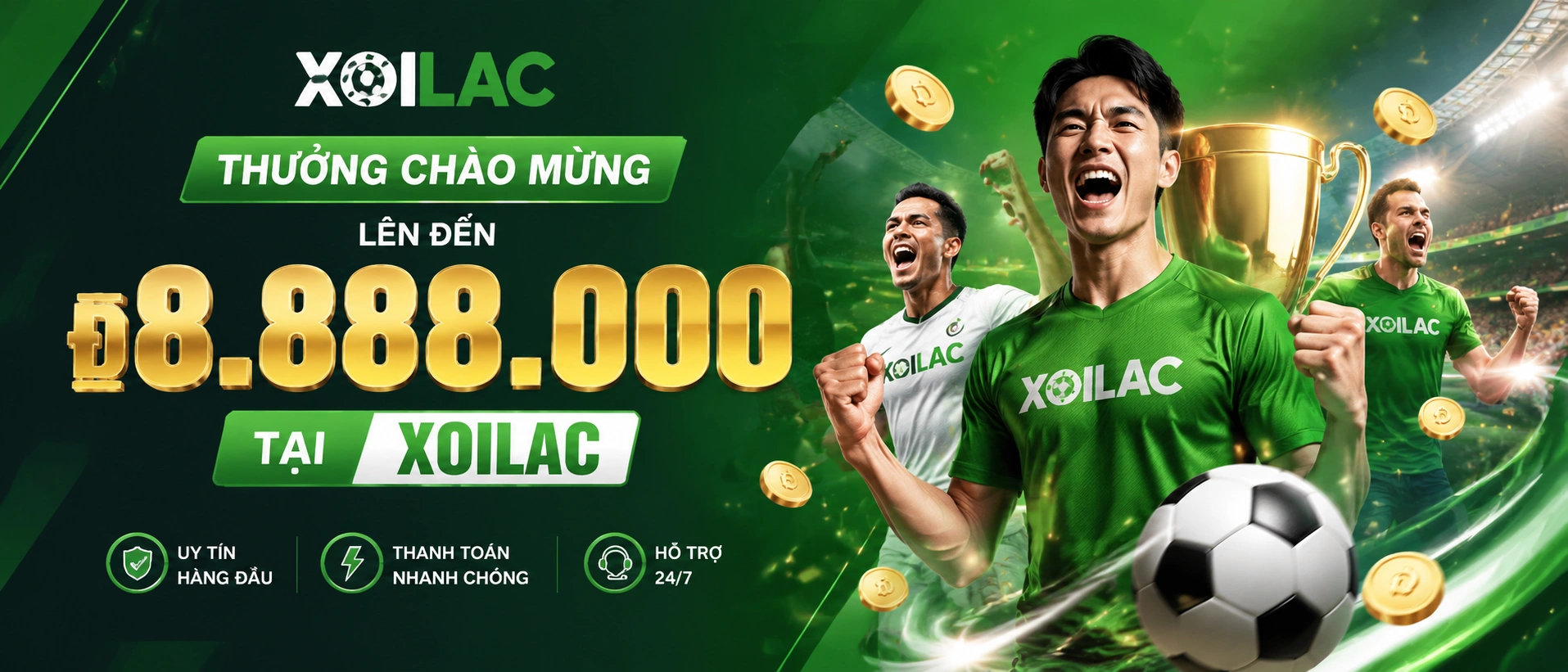Giao diện Xoilac trên mobile với khu game rõ ràng