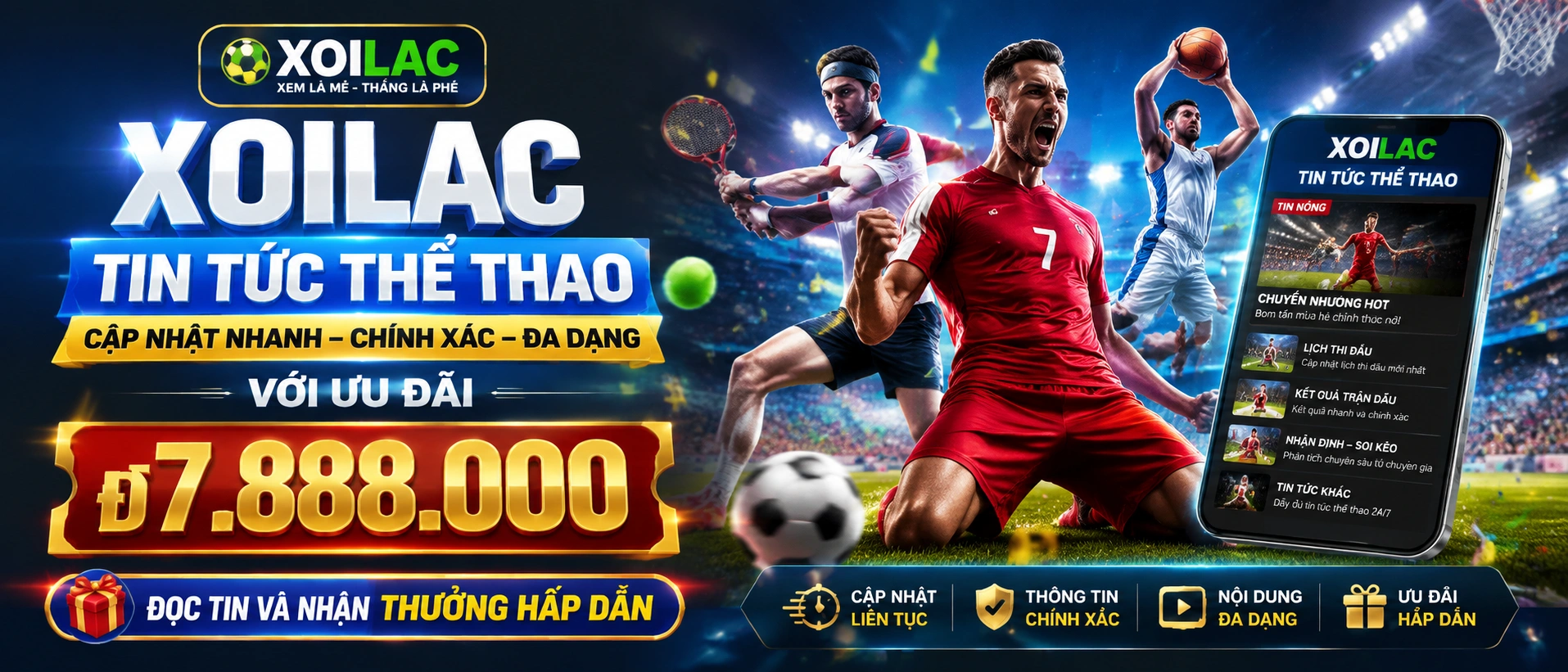 Khu tin nổi bật với các thẻ chuyên mục và cập nhật mới