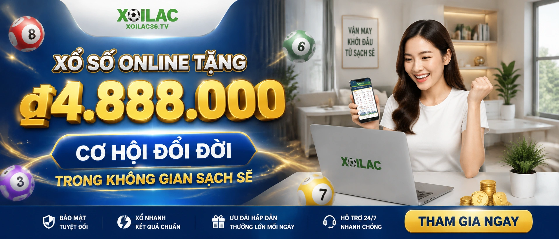 Xổ số miền Bắc, miền Nam và miền Trung trên XOILAC